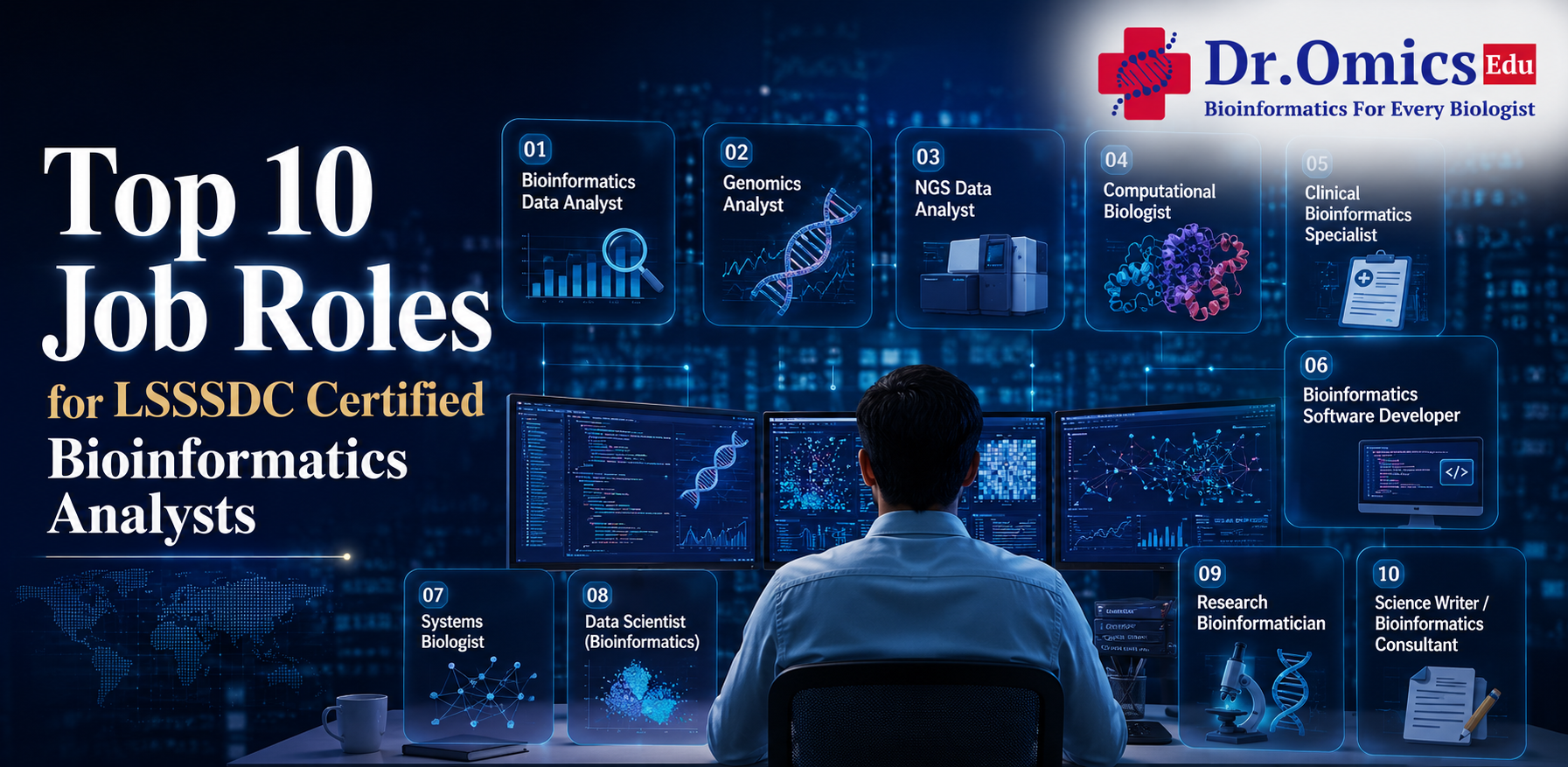 Top 10 Job Roles for LSSSDC Certified Bioinformatics Analysts