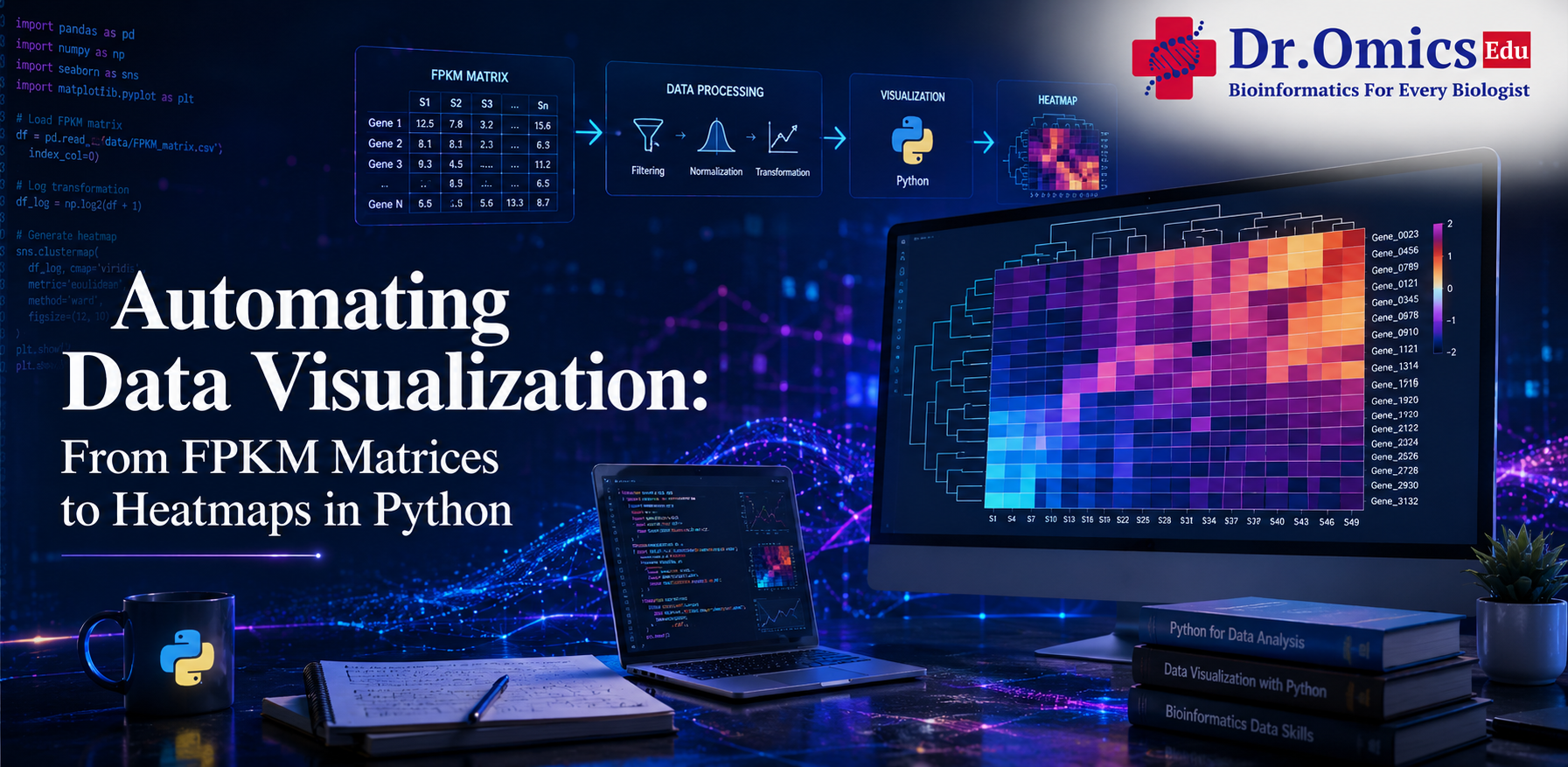 Automating Data Visualization: From FPKM Matrices to Heatmaps