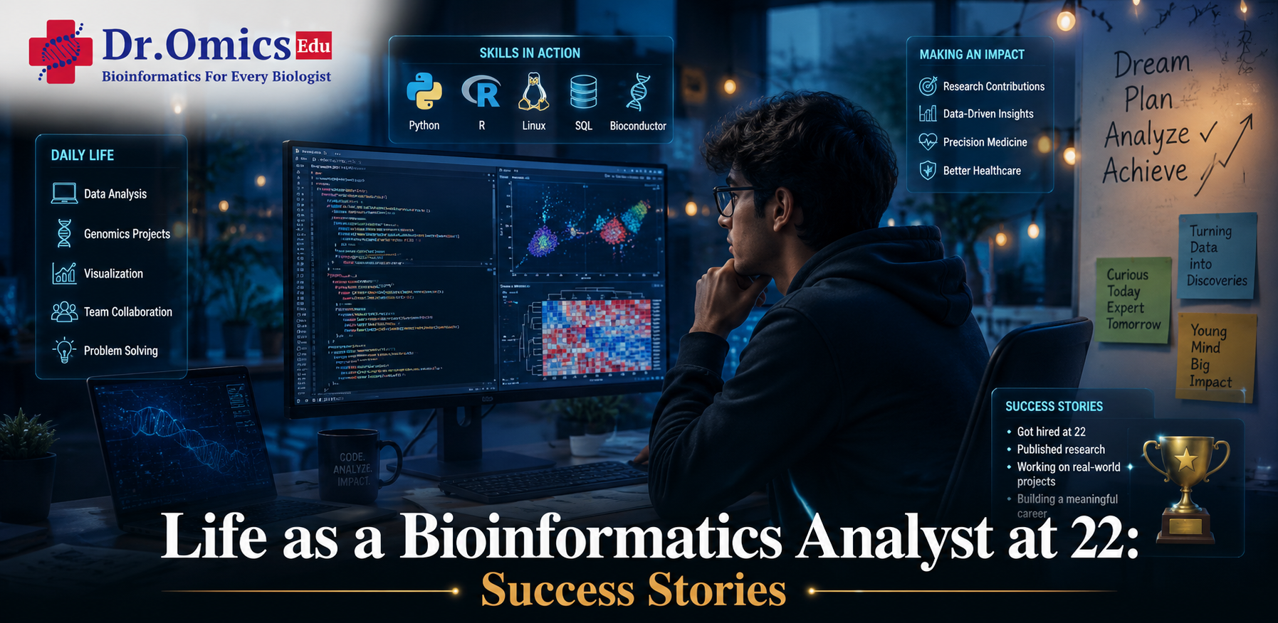 Life as a Bioinformatics Analyst at 22: Success Stories