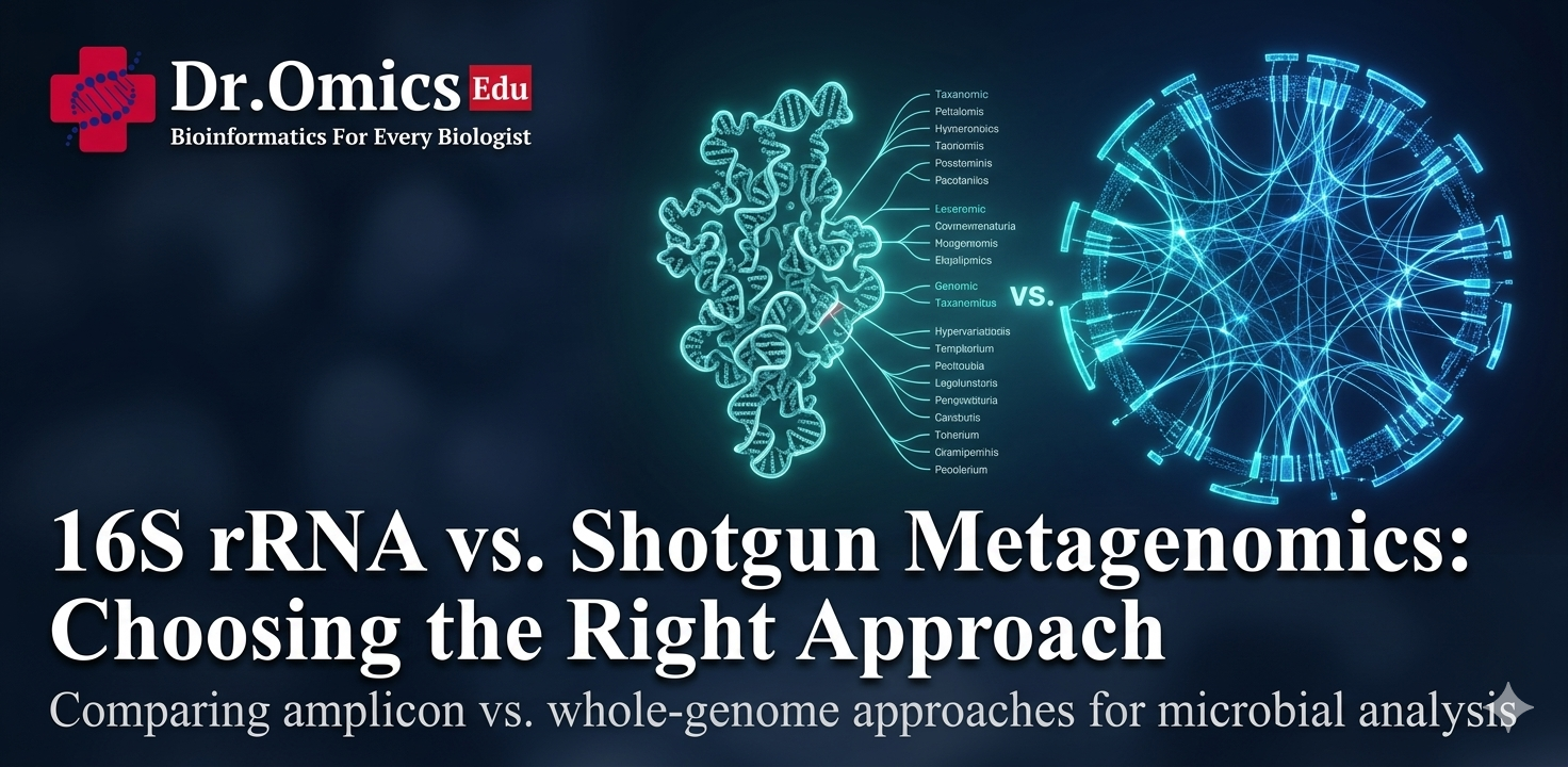 16S rRNA vs. Shotgun Metagenomics: Choosing the Right Approach
