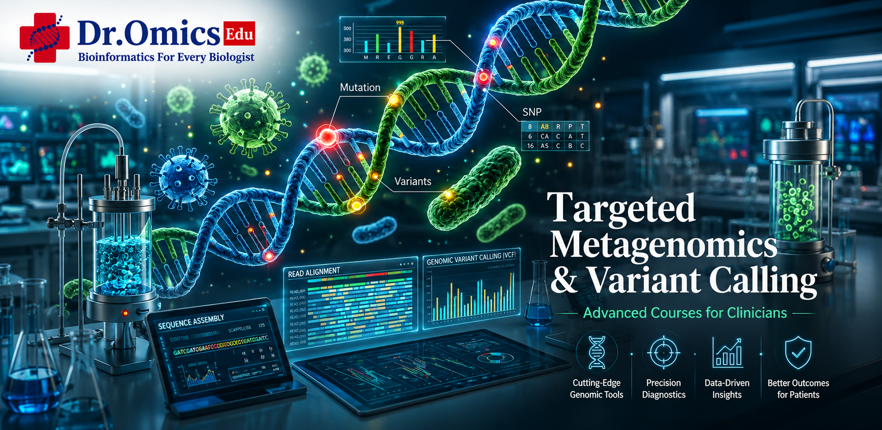 Targeted Metagenomics & Variant Calling: Advanced Courses for Clinicians