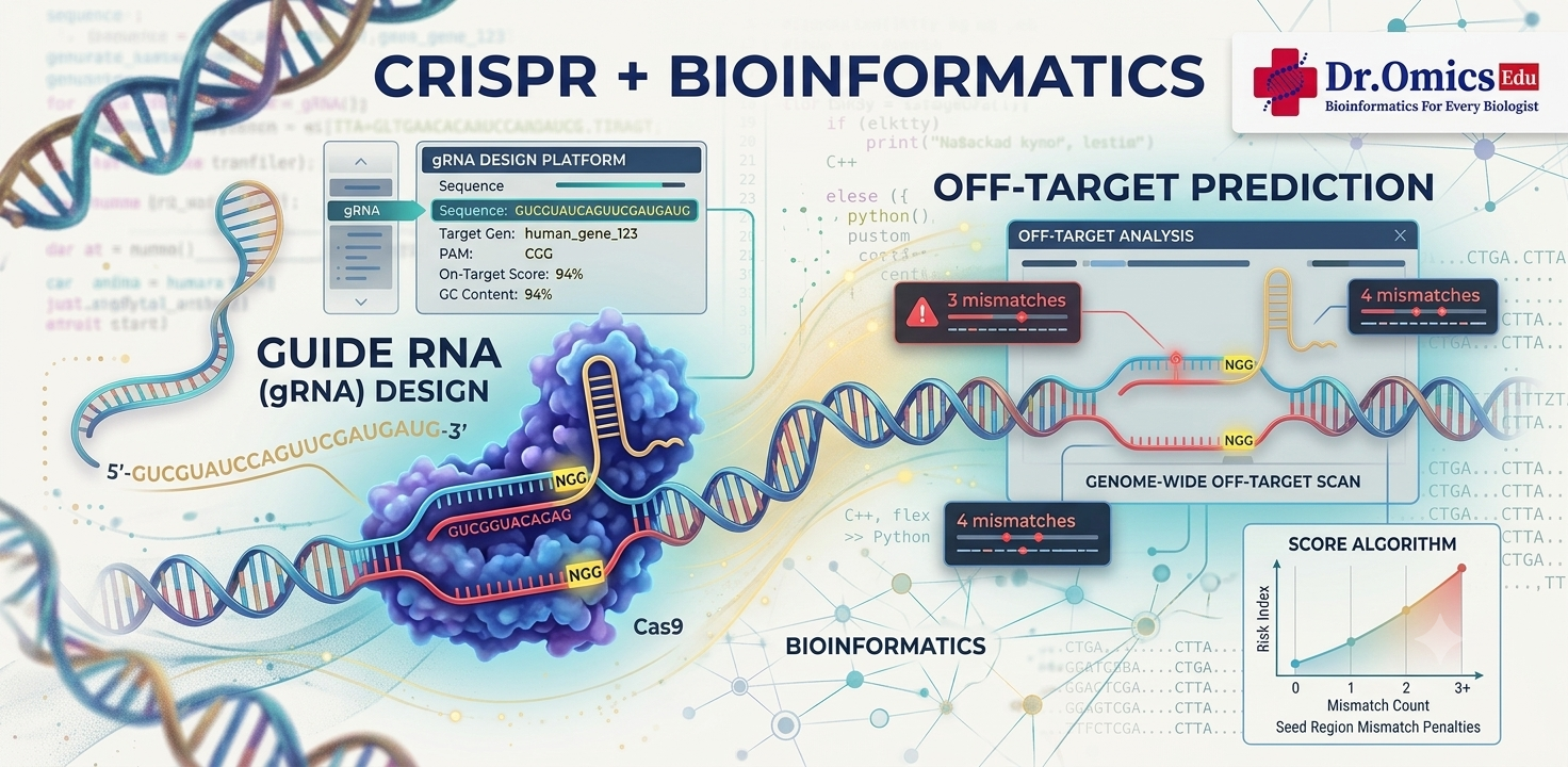 The CRISPR Bioinformatics Frontier: Designing Guides & Predicting Off-Targets