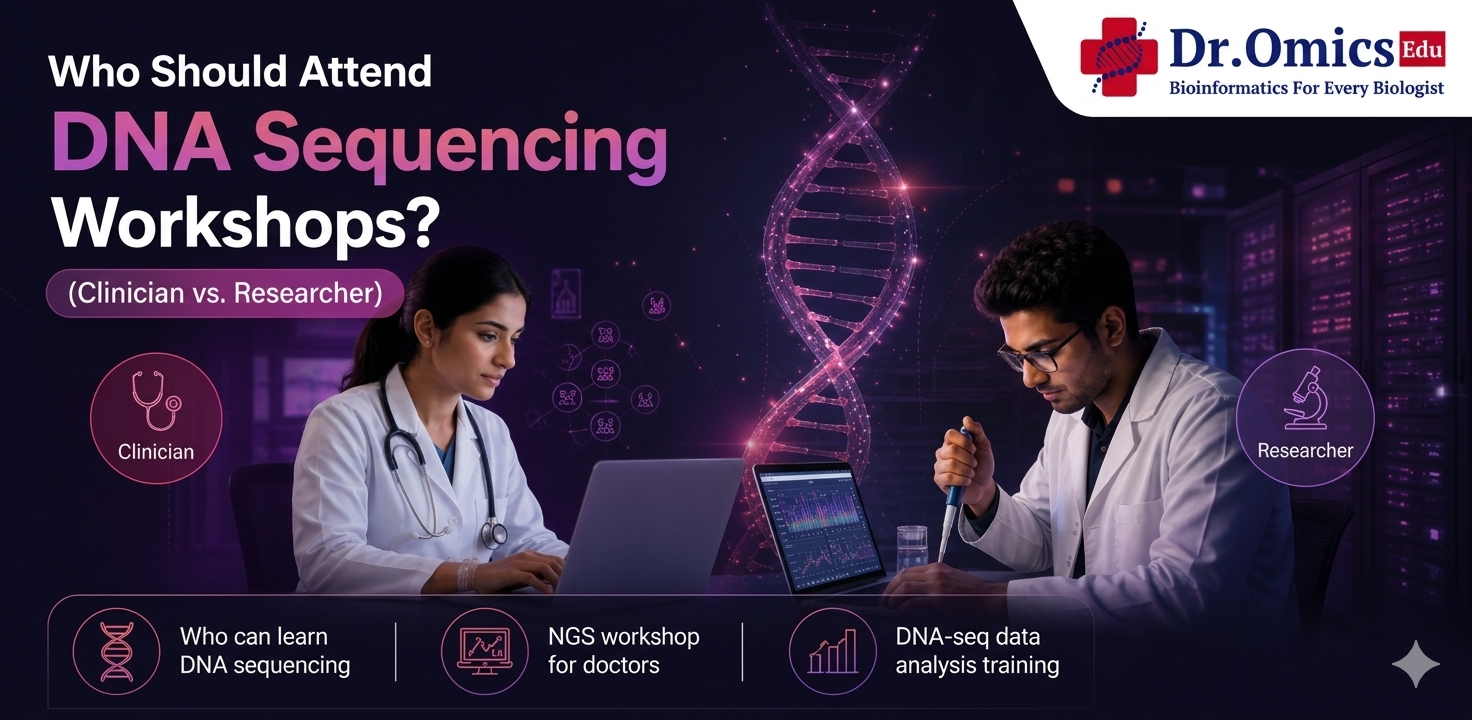 Who Should Attend DNA Sequencing Workshops? (Clinician vs. Researcher)