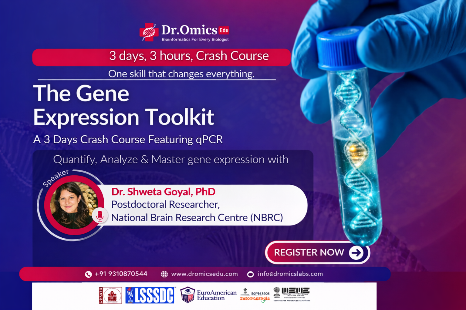 The Gene Expression Toolkit A 3 Days Crash Course Featuring qPCR